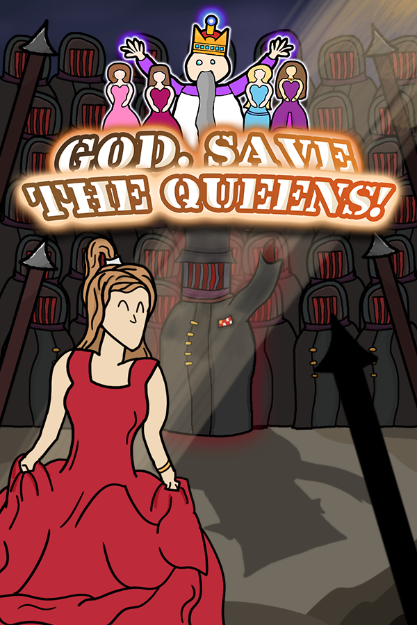God, Save the Queens Steam capsule artwork